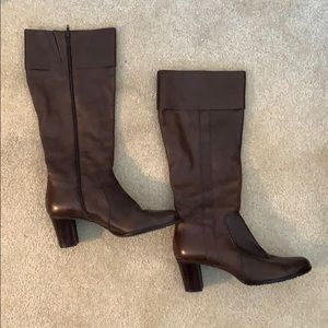 Talbots Brown Heeled Boots